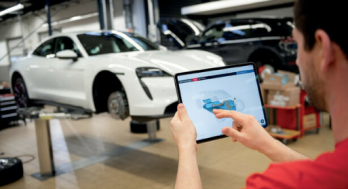Augmented Reality in der Werkstatt bei Porsche