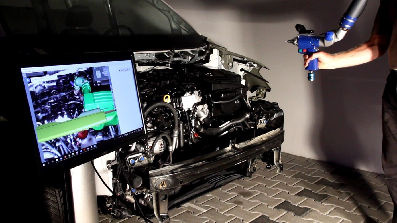 Geometrische Validierung von Fahrzeugdesigns mittels Augmented Reality bei VW