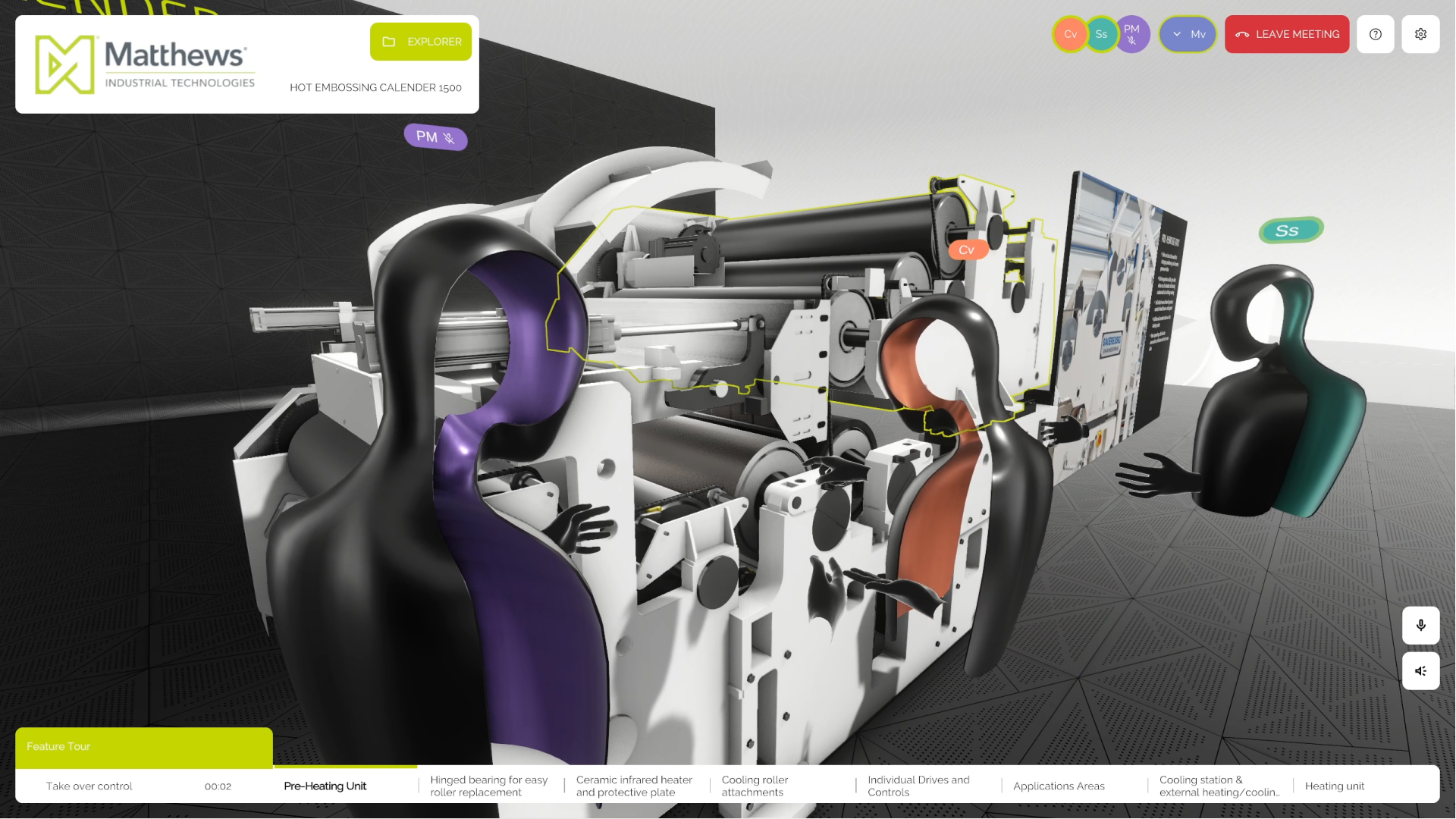 Matthews – Marketing- und Vertriebsplattform (XR-Multiuser Showrooms / Metaverse)