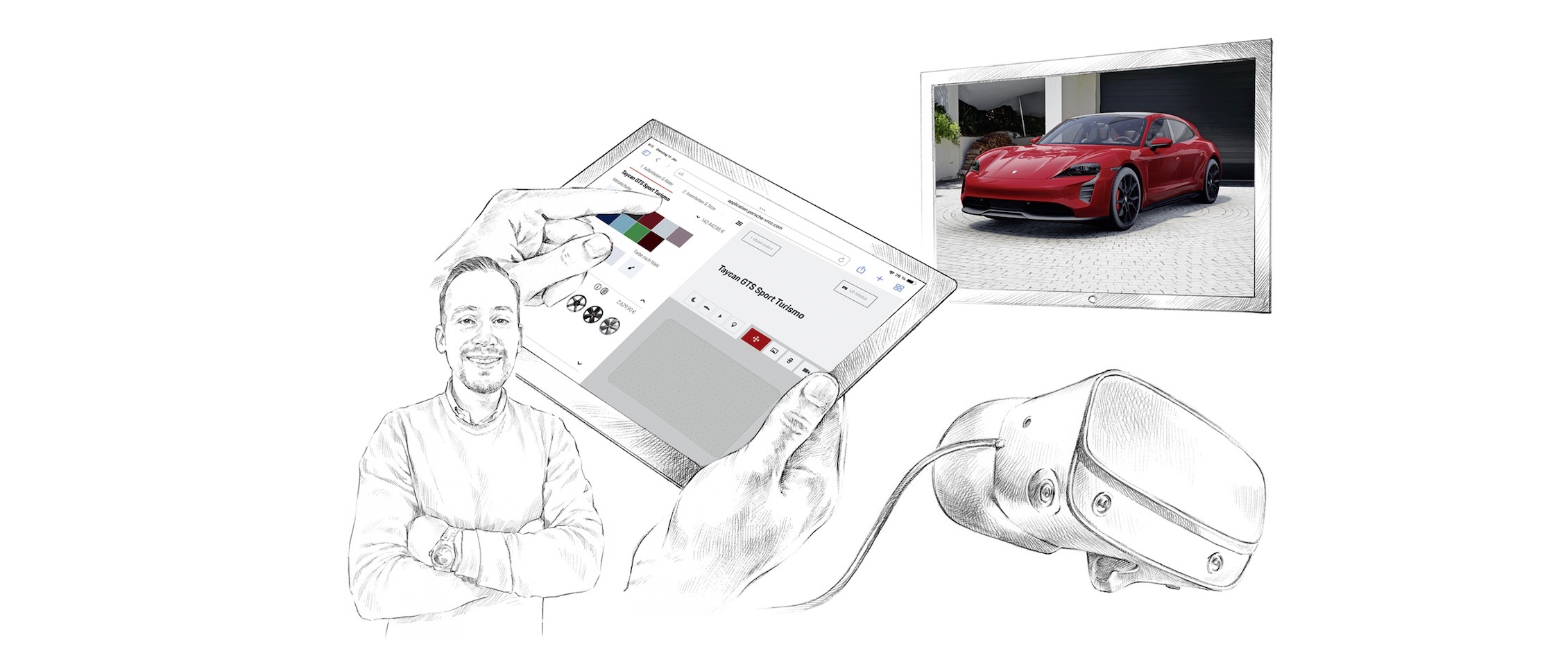 Der Virtual Reality Car Configurator von Porsche