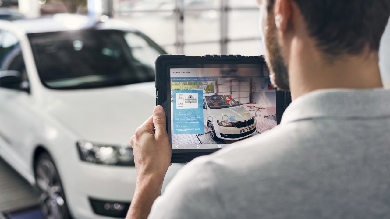 Augmented Reality-Anwendungen eröffnen neue Arbeitsmethoden für die moderne und vernetzte Werkstatt